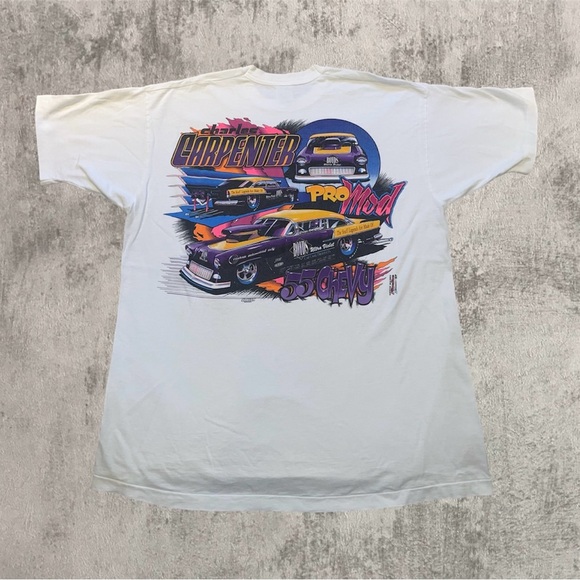 Vintage hot rod pro mod racing t shirt sz xxl vintage 90s - Picture 1 of 4